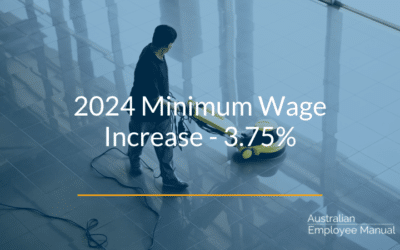 2024 Minimum Wage Increase – 3.75%