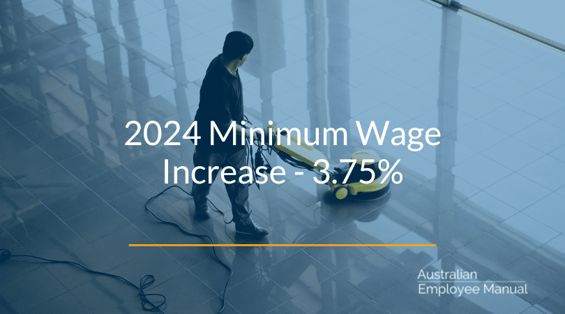 2024 Minimum Wage Increase – 3.75%