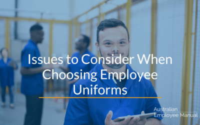 Issues to Consider When Choosing Employee Uniforms